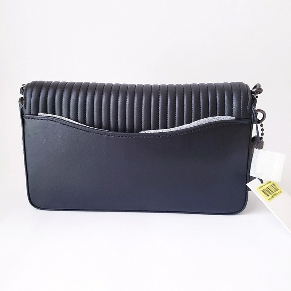 Coach Quilted Dinky Black Crossbody Bag - Picture 4 of 13